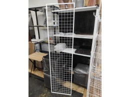 Сітка в рамці1,5х0,5м. проф.15мм.(біла) без ніг Сітка в рамці1,5х0,5м. проф.15мм.(біла) без ніг